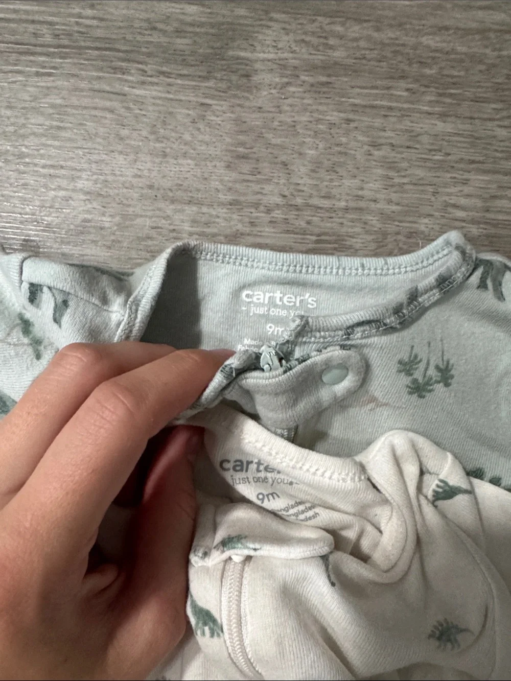 Carters Dino Footie Onesie Bundle